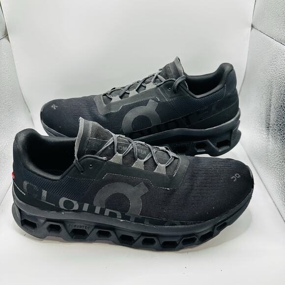 Size 12 - On Running Cloudmonster Triple Black Athletic Sneaker Running Shoes main image 7